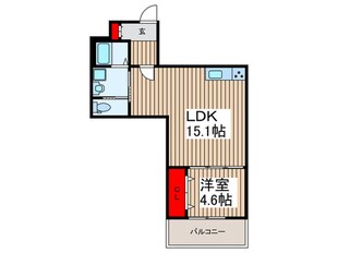 Impleos朝霞根岸台の物件間取画像